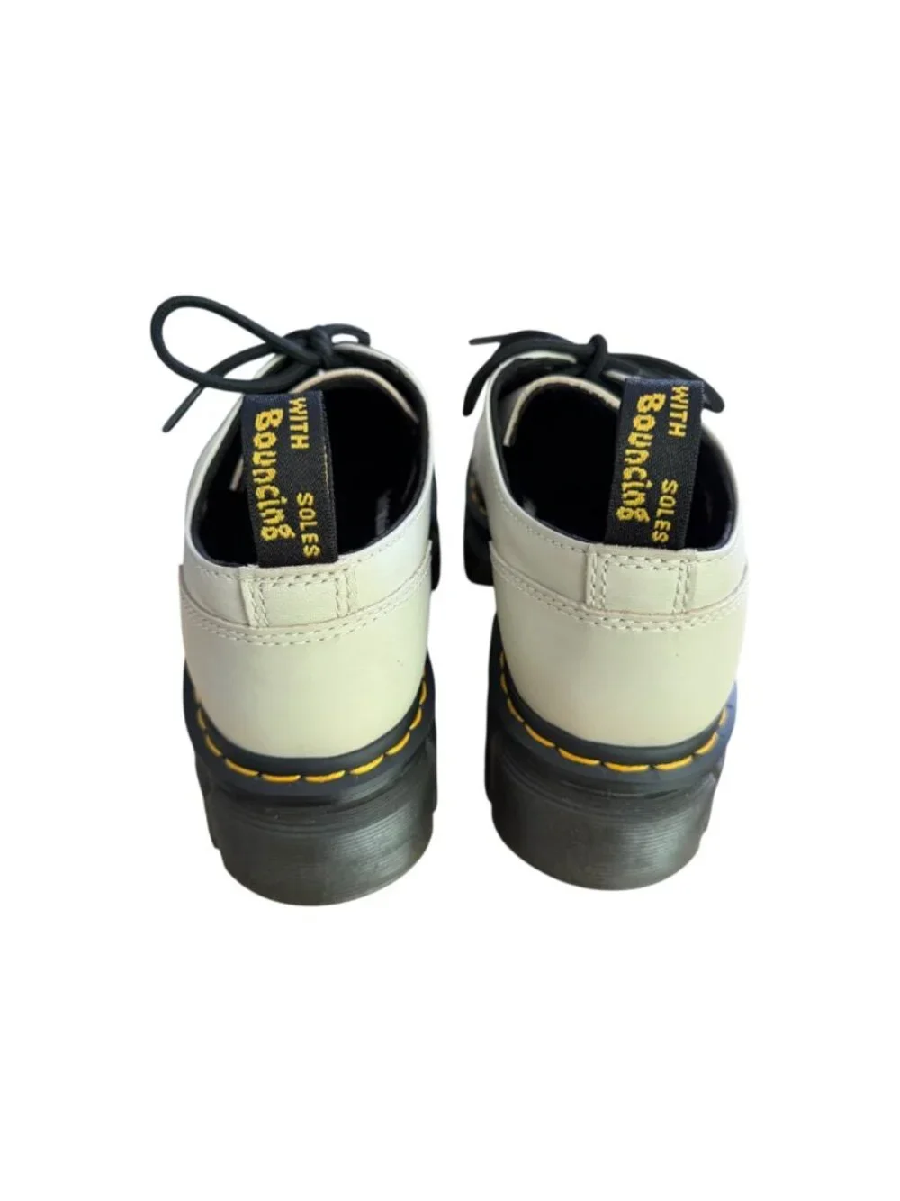 Dr Martens Goth Punk Cyber Audrick 3-Eye Lace Up Oxford Derby Shoes Taupe 8 EU39